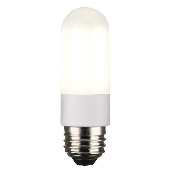 8 Watt T10 LED, Frosted, Medium Base, 4000K, High Lumen, 120 Volt, 90 CRI, Dimmable, Carded